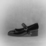 Black Chunky Low-Heel Mary Jane Shoes - Image 2