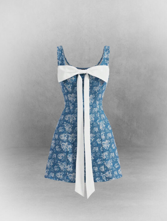 Boho Floral A-Line Dress