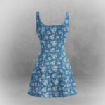 Boho Floral A-Line Dress - Image 2