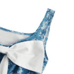 Boho Floral A-Line Dress - Image 3