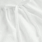 White High-Waist Flared Maxi Skirt - Image 3